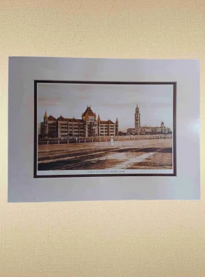 Public Buildings Bombay 1883 Framed Print1