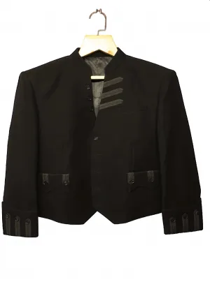 Gents - Judges and Senior Counsel Coats ( Jet Black Wrinkle Free Imported Fabric )
