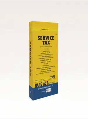 Service Tax with Rules and Allied Rules