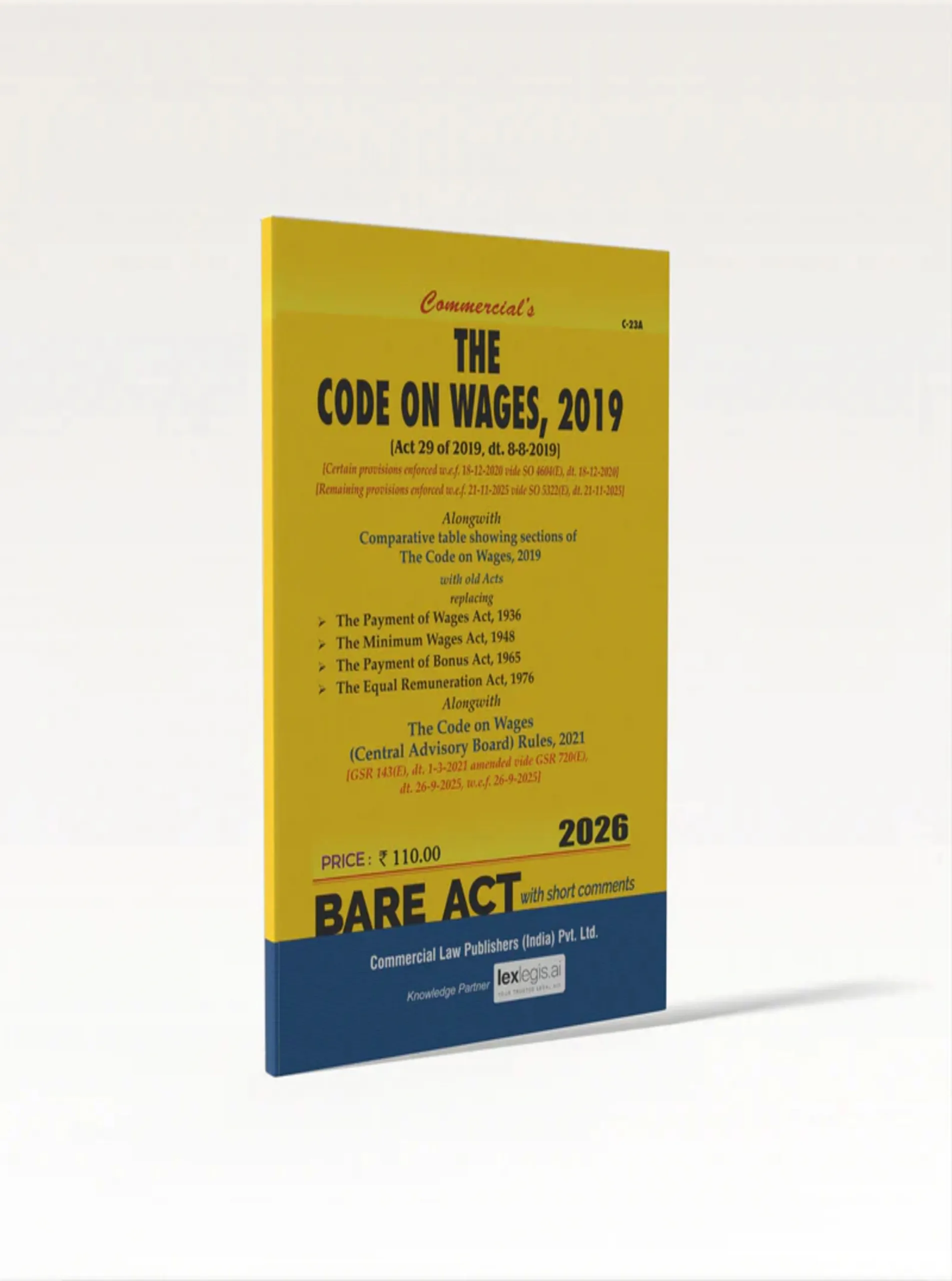 The Code on Wages 2019