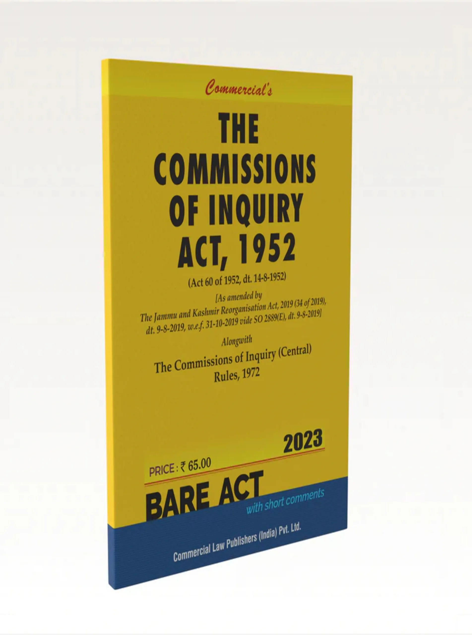 The Commissions of Inquiry Act 1952