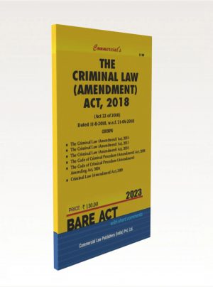The Criminal Law (Amendment) Act, 2018