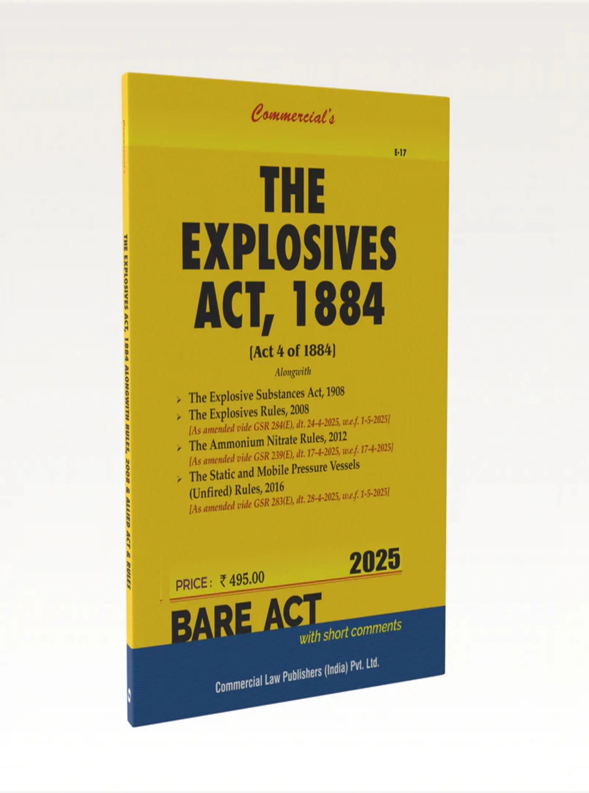 The Explosives Act 1884