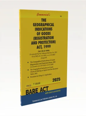 The Geographical Indications of Goods (R&P) Act, 1999
