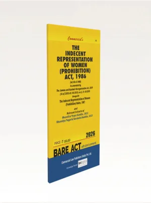 The Indecent Representation of Women (Prohibition) Act, 1986 with Rules, 1987
