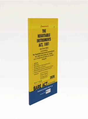 The Negotiable Instruments Act,1881