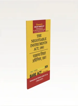 The Negotiable Instruments Act, 1881 (AIBE) Diglot