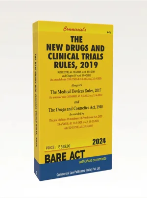 The New Drugs and Clinical Trials Rules, 2019