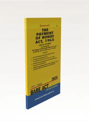 The Payment of Bonus Act, 1965 along with Rules, 1975