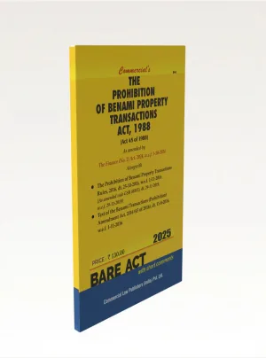 The Prohibition of Benami Property Transaction Act, 1988