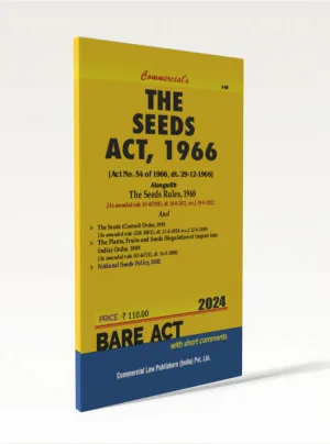 The Seeds Act, 1966 with Rules, 1968
