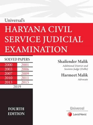 Universal's Haryana Civil Service Judicial Examination - Solved Papers