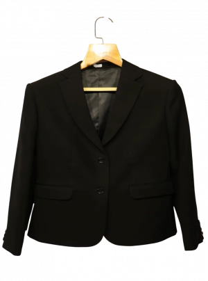 Premium Women’s Black Blazer — Imported Fabric · All Sizes