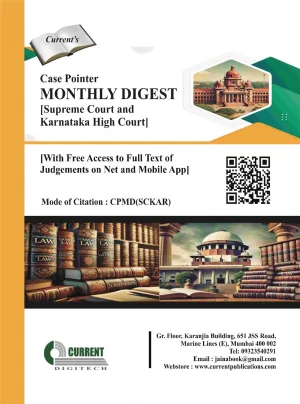 Case Pointer Monthly Digest Supreme Court And Karnataka High Court