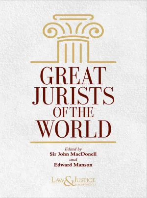 Great Jurists of the World Indian Reprint, 2023