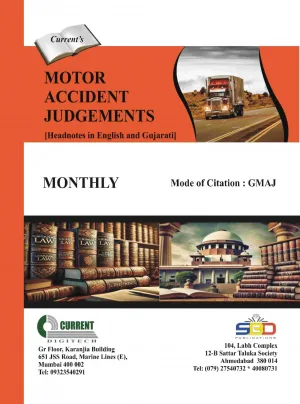 Motor Accident Judgements – Headnotes in English and Gujarati - Monthly