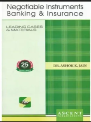 Negotiable Instruments Banking & Insurance