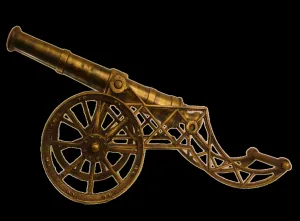 Antique Brass Cannon