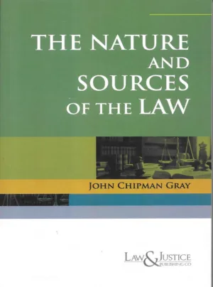The Nature and Sources of the Law Indian Reprint, 2025